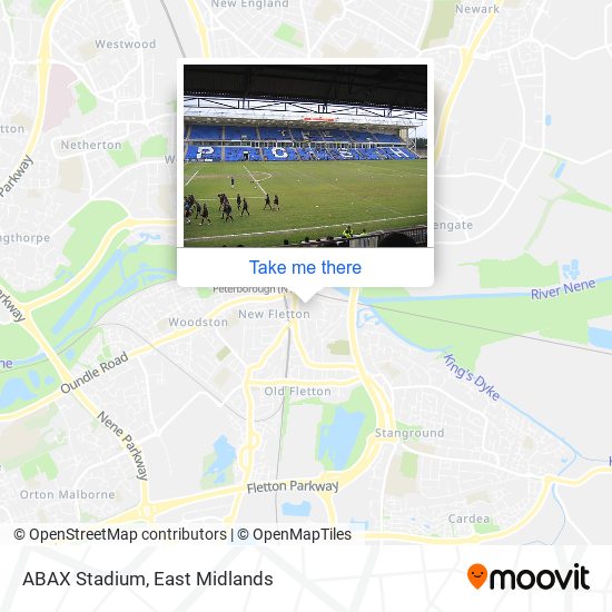 ABAX Stadium map