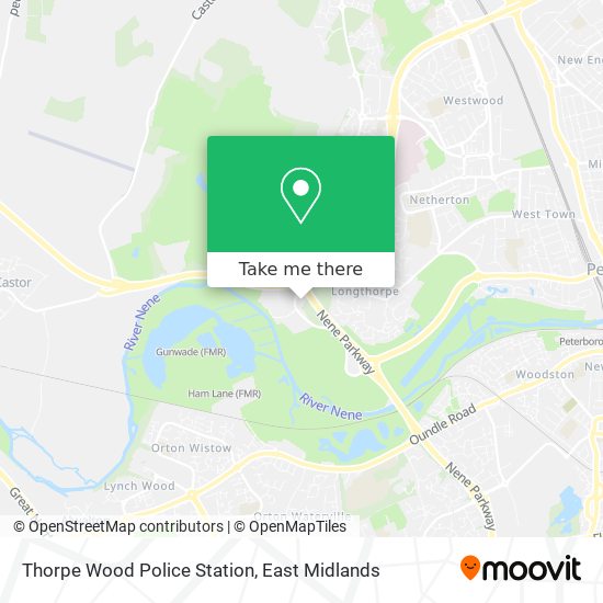 Thorpe Wood Police Station map