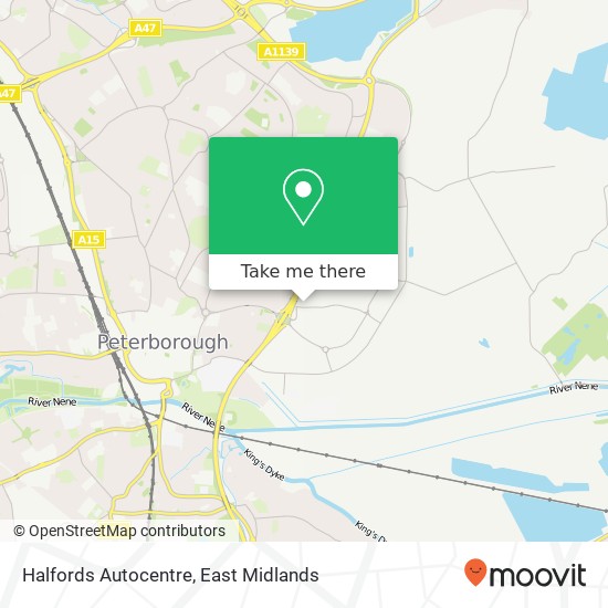 Halfords Autocentre map