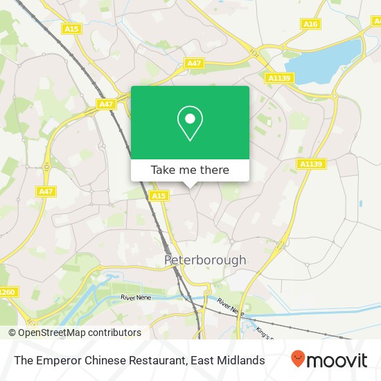 The Emperor Chinese Restaurant map