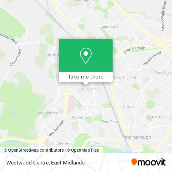 Westwood Centre map