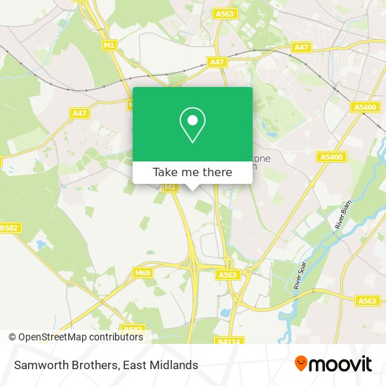 Samworth Brothers map