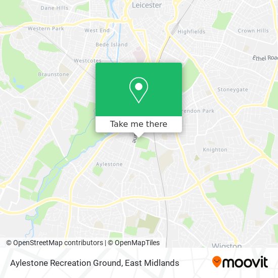 Aylestone Recreation Ground map