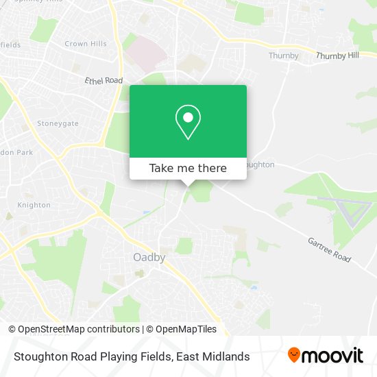 Stoughton Road Playing Fields map