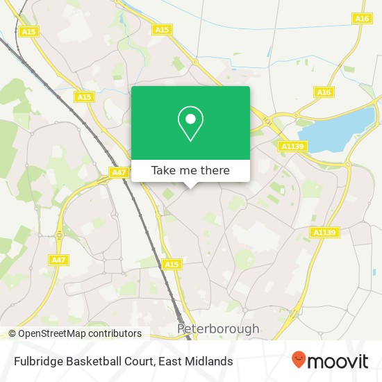 Fulbridge Basketball Court map