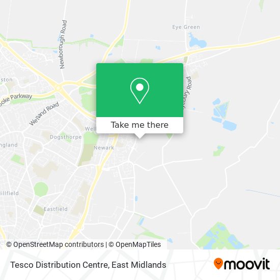 Tesco Distribution Centre map