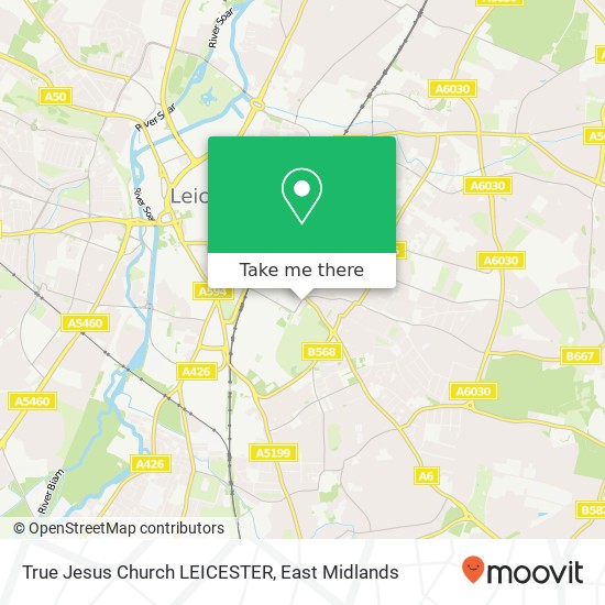 True Jesus Church LEICESTER map