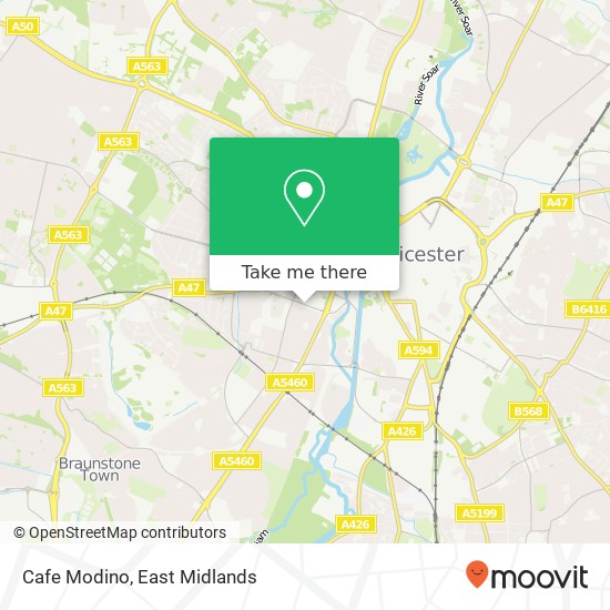 Cafe Modino map