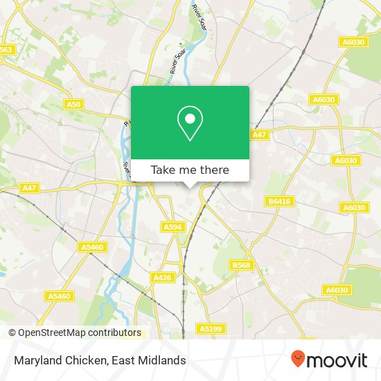 Maryland Chicken map