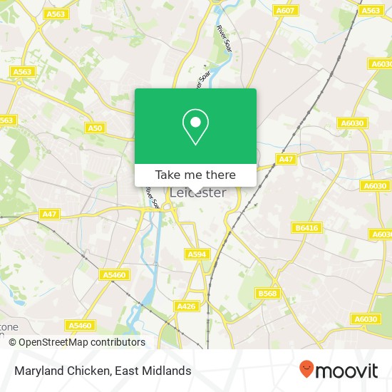 Maryland Chicken map