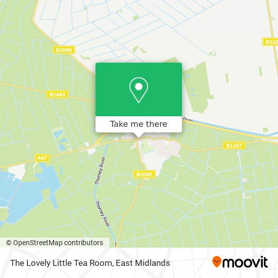 The Lovely Little Tea Room map