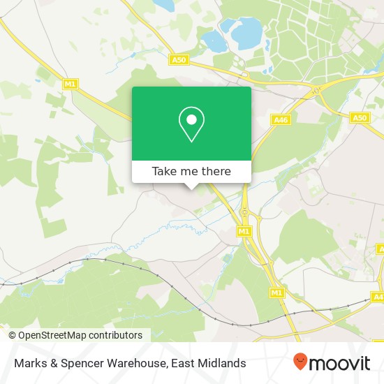Marks & Spencer Warehouse map