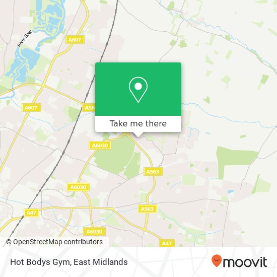 Hot Bodys Gym map