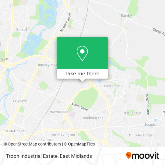 Troon Industrial Estate map