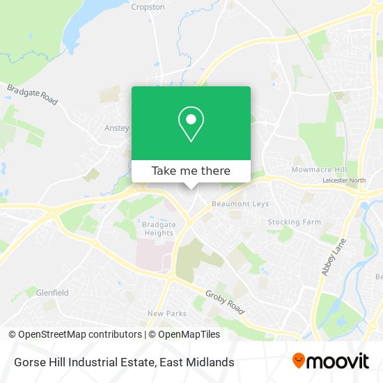 Gorse Hill Industrial Estate map