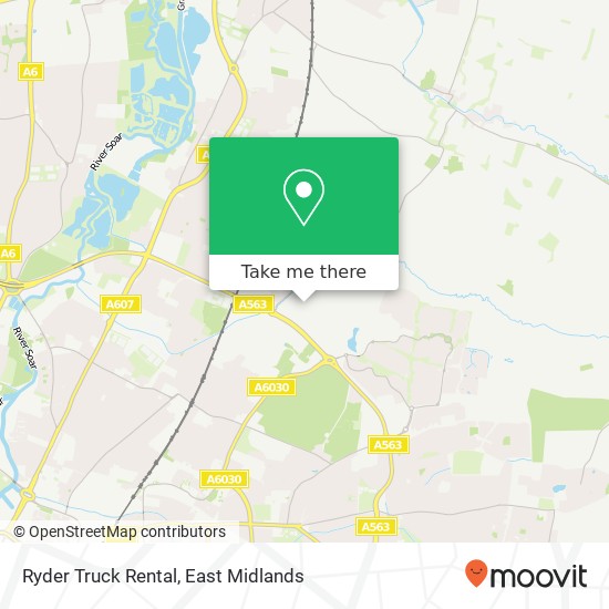 Ryder Truck Rental map