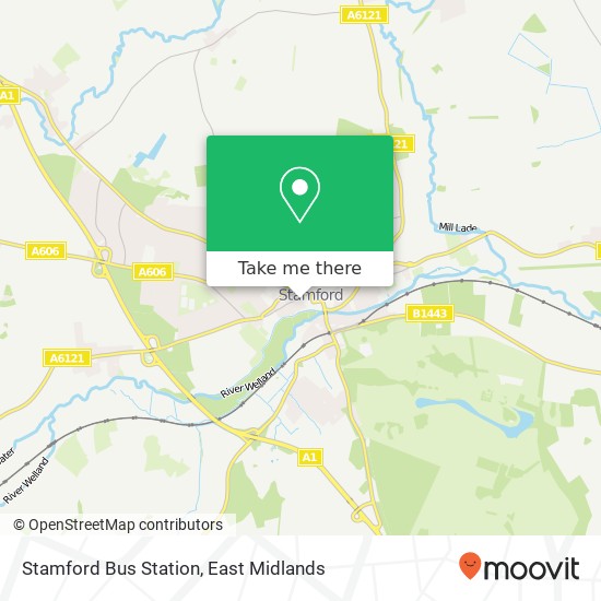 Stamford Bus Station map