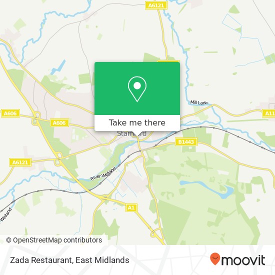 Zada Restaurant map