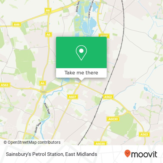 Sainsbury's Petrol Station map