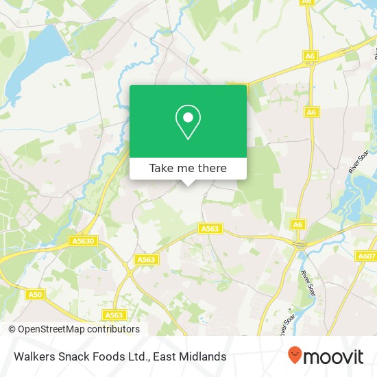 Walkers Snack Foods Ltd. map