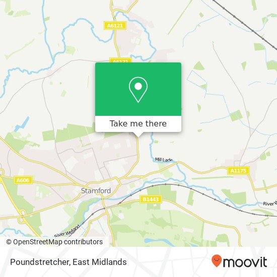 Poundstretcher map