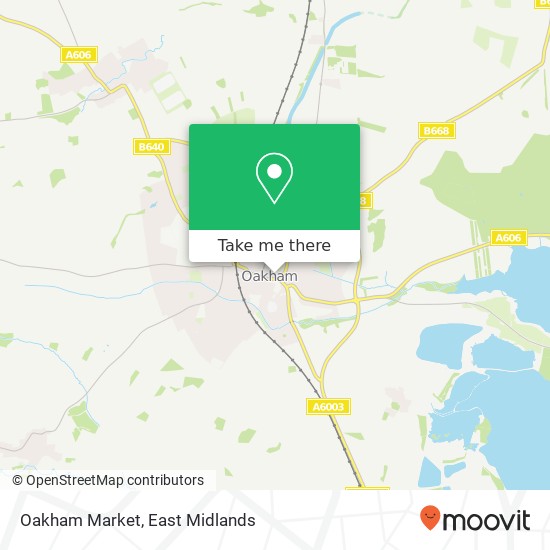 Oakham Market map