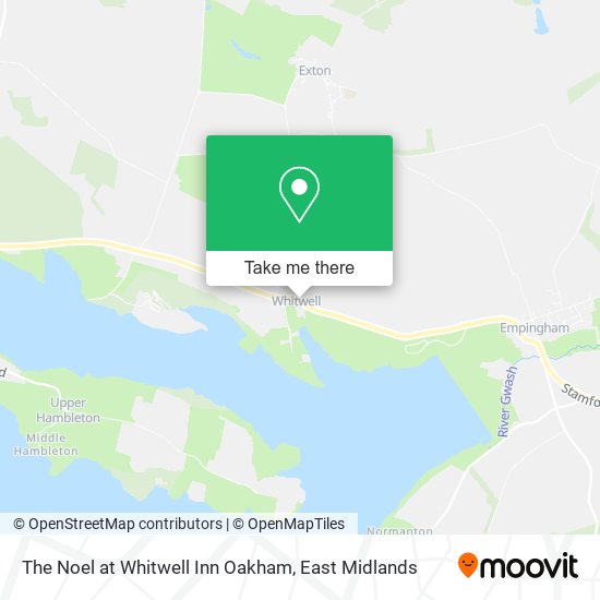 The Noel at Whitwell Inn Oakham map