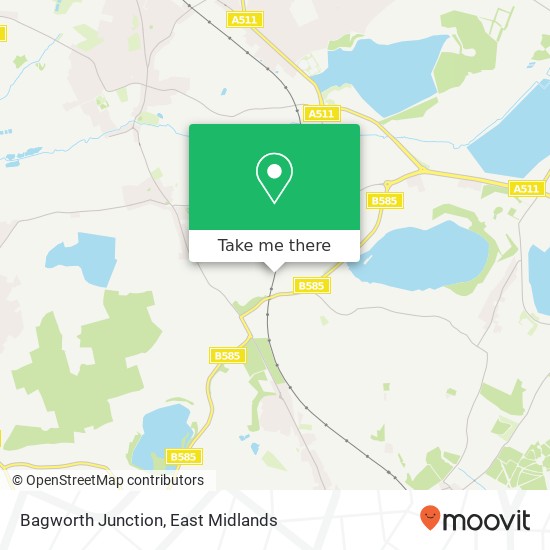 Bagworth Junction map