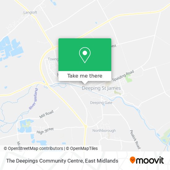 The Deepings Community Centre map