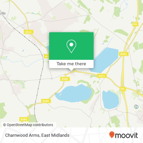 Charnwood Arms map