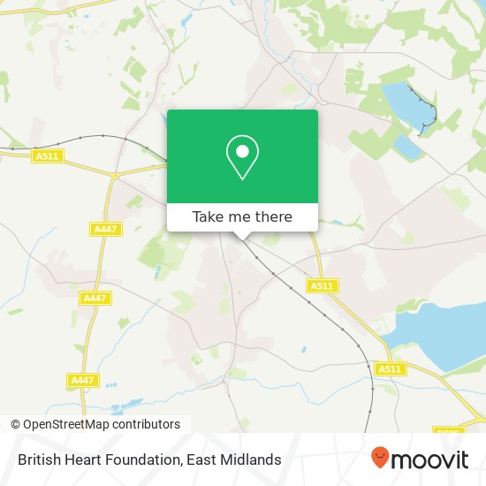 British Heart Foundation map
