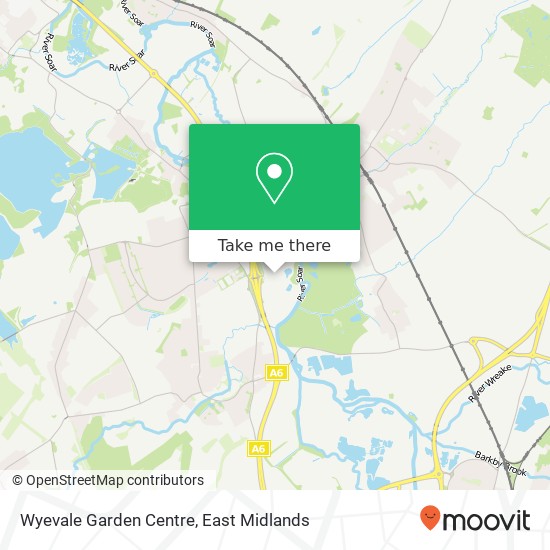 Wyevale Garden Centre map