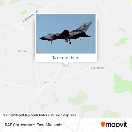 RAF Cottesmore map