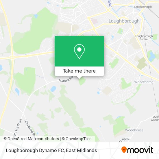 Loughborough Dynamo FC map