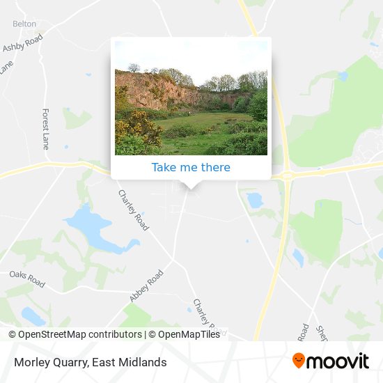 Morley Quarry map