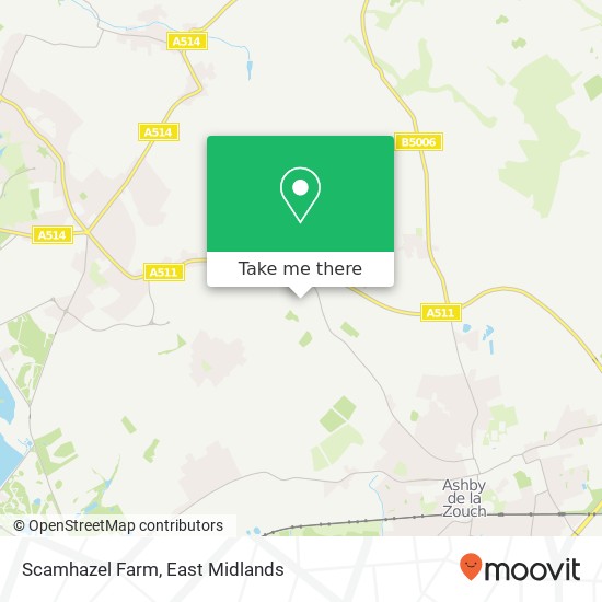 Scamhazel Farm map