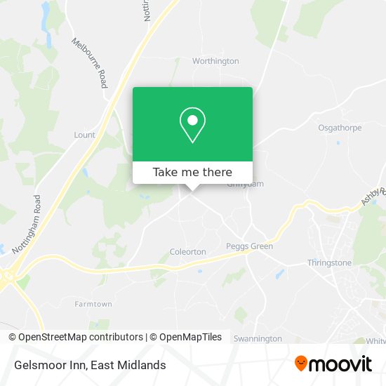 Gelsmoor Inn map