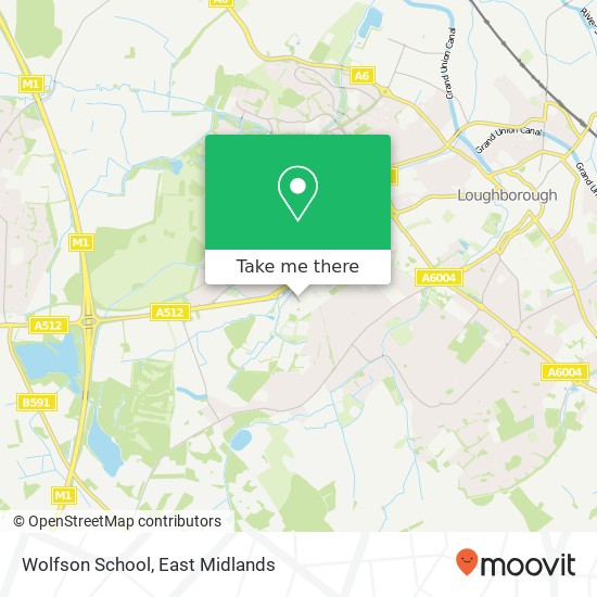Wolfson School map