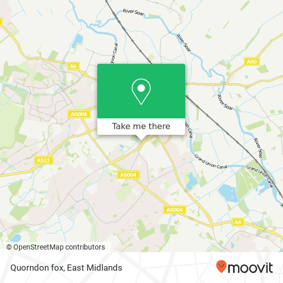 Quorndon fox map