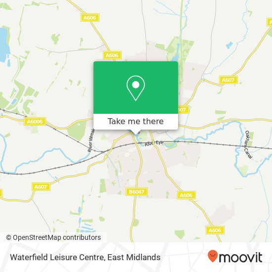 Waterfield Leisure Centre map