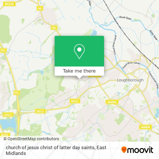 church of jesus christ of latter day saints map