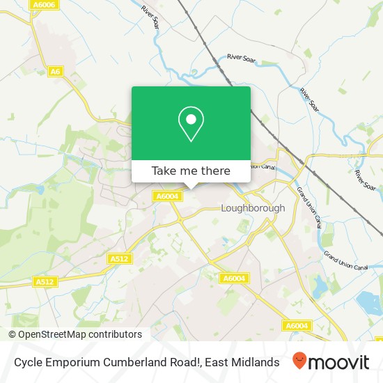 Cycle Emporium Cumberland Road! map