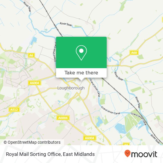 Royal Mail Sorting Office map