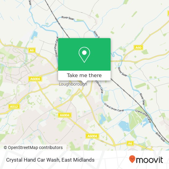 Crystal Hand Car Wash map