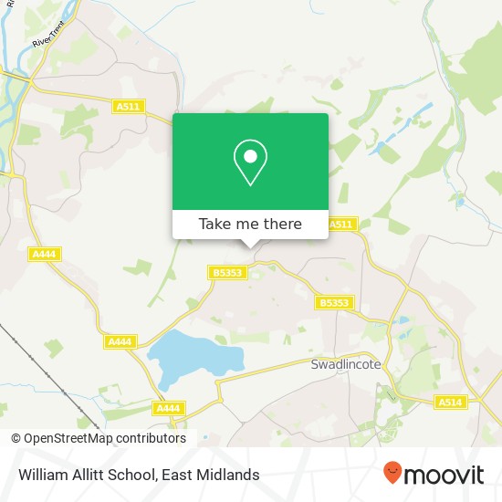 William Allitt School map