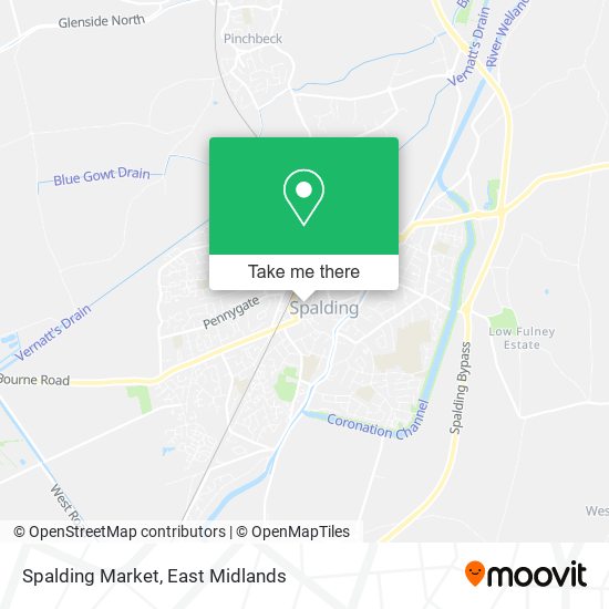 Spalding Market map