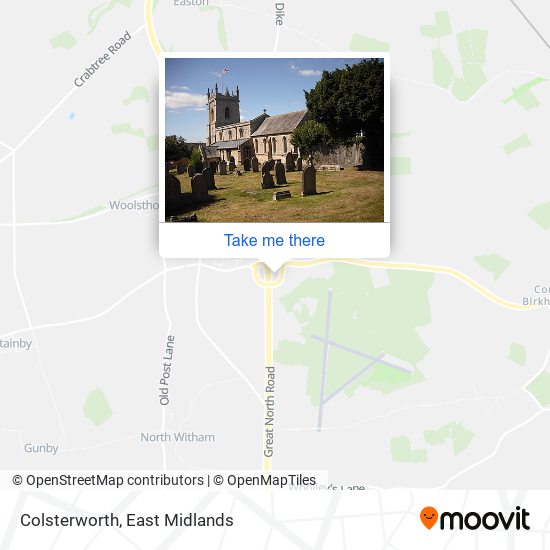 Colsterworth map