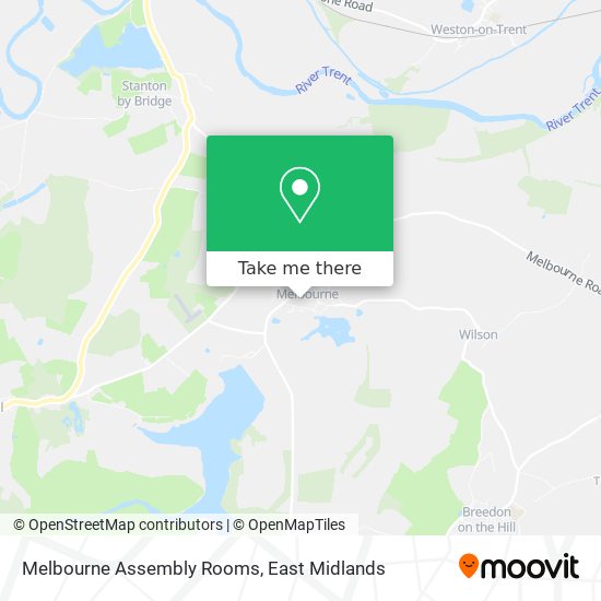 Melbourne Assembly Rooms map