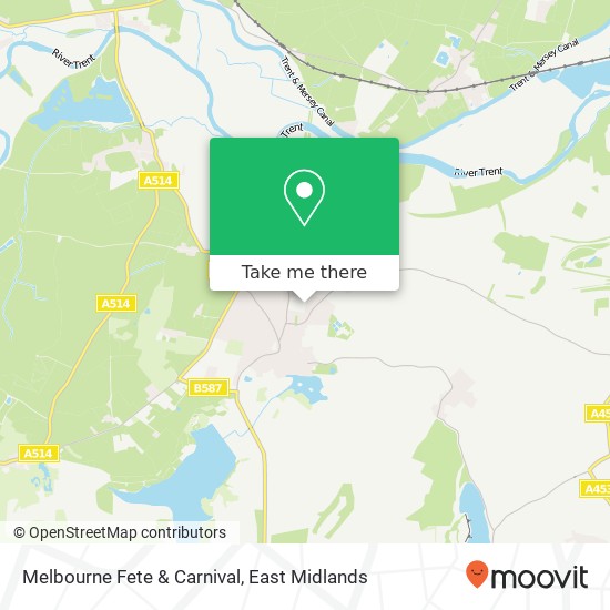 Melbourne Fete & Carnival map