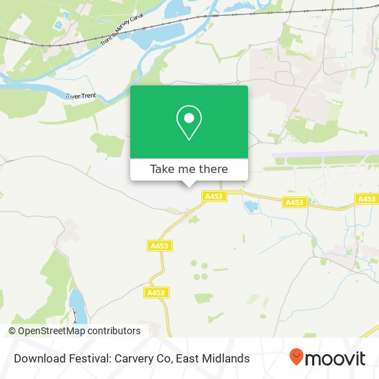 Download Festival: Carvery Co map